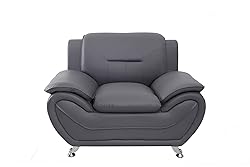 US Pride Furniture Chair, Grey