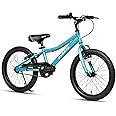 AVASTA Bilbo 18 20 Inch Kids Bike for Boys Girls 5-10 Years Old, Retro Style High Carbon Steel Bicycle with Adjustable Handlebars and Seat, Dual V-Brakes, Kickstand, Multiple Colors