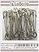 LeBeila Heavy Duty Safety Pins - Stainless Steel Safety Pins for Blankets/Skirts/Kilts/Crafts Metal Large 3 Inch in Bulk (20 PCS, Bronze)