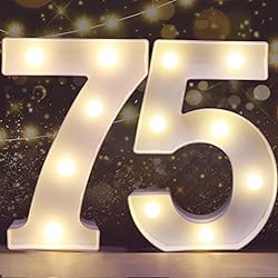 Pooqla Decorative Led Light Up Number