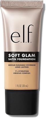 e.l.f. Soft Glam Foundation Medium Coverage Light Warm 22 Satin Finish view 2