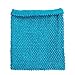 momtutus Turquoise Crochet Tutu Top Lined 12 Inches X 10 Inches Elastic Crochet Tube Top, Large