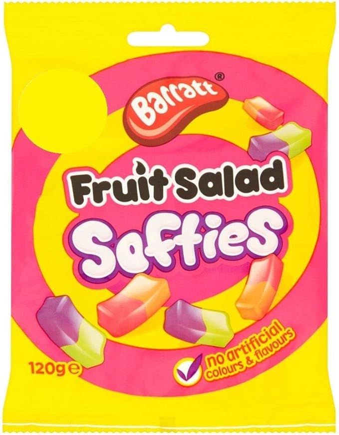 (Three Packs) Barratt Fruit Salad Softies 120g