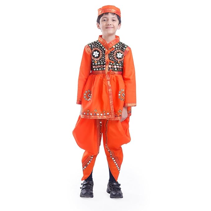 Buy Fancydresswale Gujrati boy Traditional and Garba Dress Multicolor