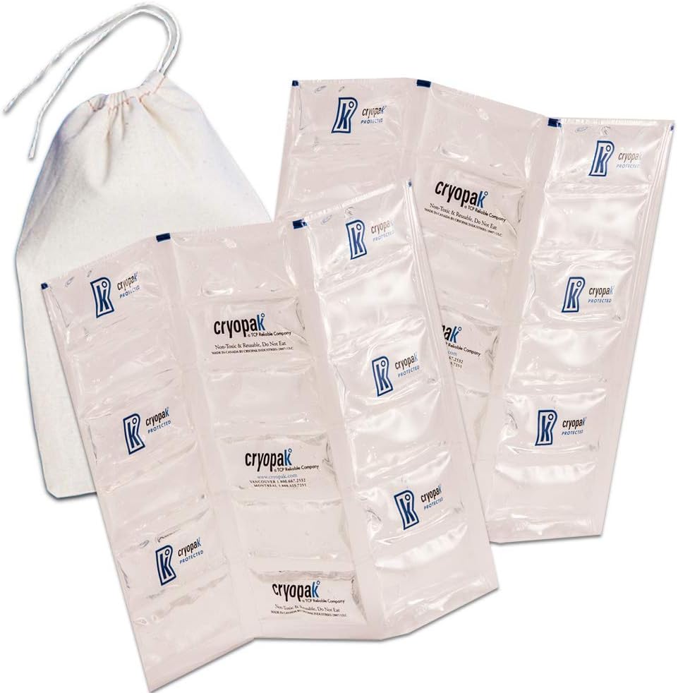 Cryopak Flexible Ice Pack For Breast Milk Cooler (Ice Blanket) (Set of 2)