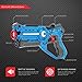 Best Choice Products Set of 2 Kids Laser Tag Blasters w/ Vests, Multiplayer Mode - Blue/White
