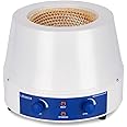 Labasics Heating Mantle, Heating and Stirring Electromantles Electrothermal Lab Heating Mantle with Magnetic Stirrer 0-1400 RPM Temperature Control 110V/450℃ 450W, 2000 ml