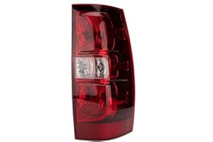 MiKaFex Tail Light Assembly Compatible With 2007-2014 Chevy Tahoe Suburban Right Passenger Side Rear Brake Lamps With Bulb Inside And Wiring Harness Replaces# GM2801196 25862702 22837924