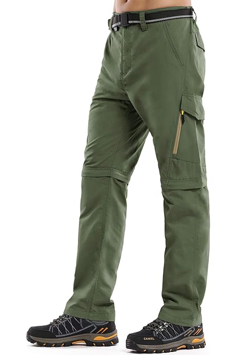 Men's fishing pants with zip off legs Clearance
