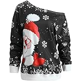 cold shoulder xmas tops