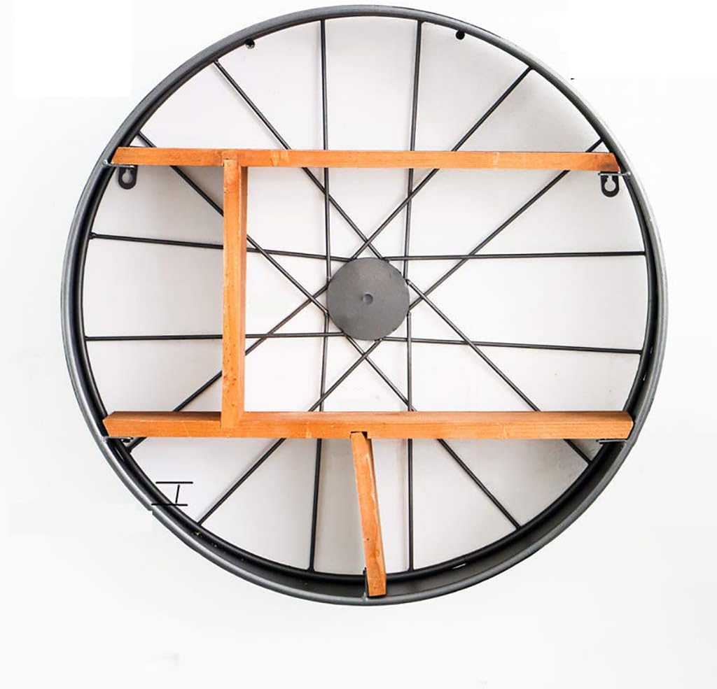 Geometric Round Wall Shelves and Metal Hanging Shelf