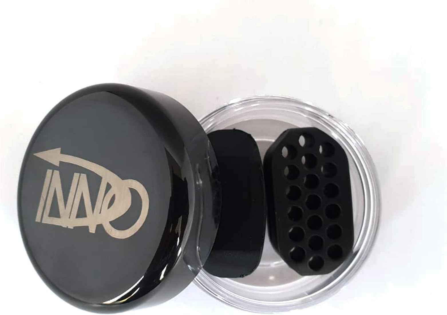 Innoworld Jaw Exerciser-Jaw,Face And Neck Muscles Strengthener - Use Your Molars To Define Your Jawline And To Get Chiseled Jawline - 2 Pieces (Black)