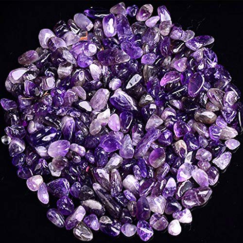 6 Kingyao+Amethyst+Tumbled+Crushed+Decoration