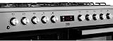 Beko KDVF100X Freestanding Dual Fuel Range Cooker Stainless Steel view 4