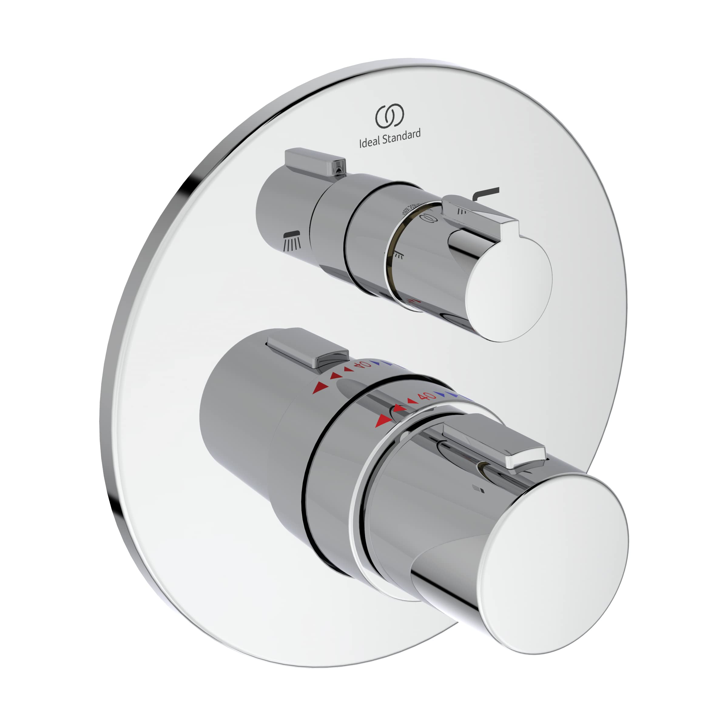 Ideal Standard - Ceratherm T100 Thermostatic Mixer with Diverter for Bath/Shower, Chrome