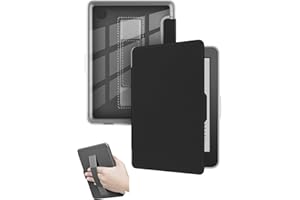 for Kobo Clara Colour/Clara BW/Clara 2E eReader 6 Inch Case with Wrist Strap and Auto Sleep/Wake, Shock-Proof & Scratch-Resis