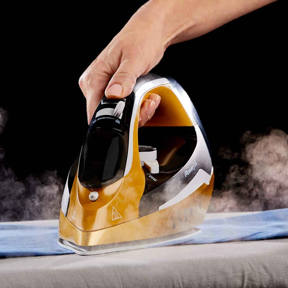 Bingua.com - PowerXL - Plancha y vaporizador inalÃ¡mbrico con suela de  cerÃ¡mica, vapor vertical, antigoteo, apagado automÃ¡tico, base de energÃa,  autolimpieza