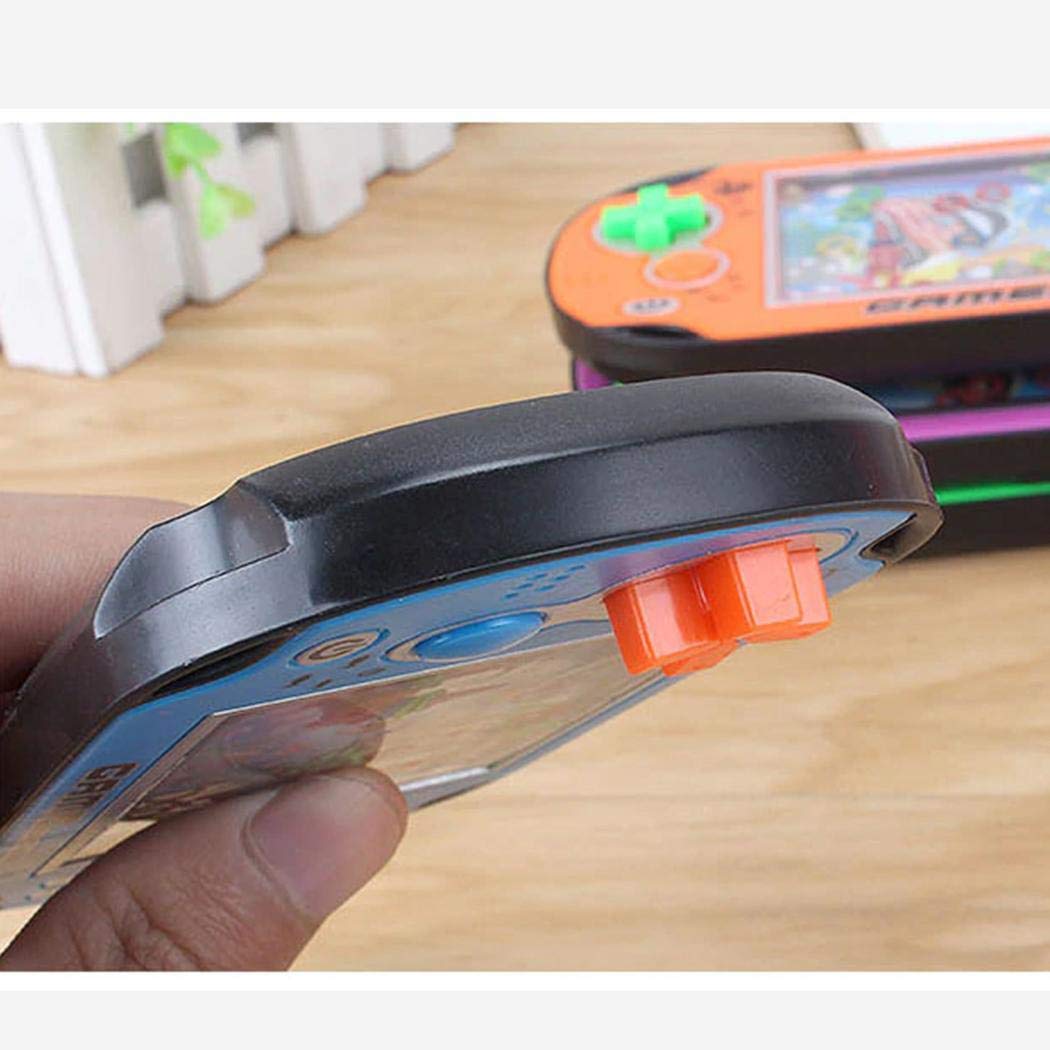 Fanala 1PCS Handheld Fish Water Ring Toss Squeeze Game Machine Educational Toy Handheld Games