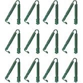 Heavy Duty Plastic Catheter or Leg Bags Clamps - Pack of 12