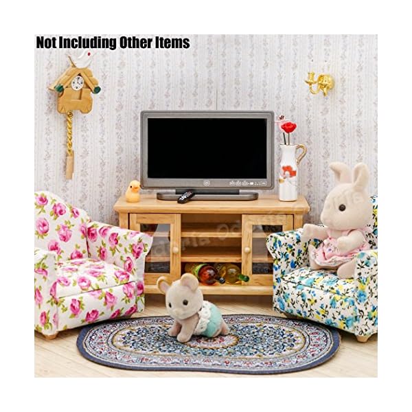 Odoria 1/12 Miniatur TV Fernseher Puppenhaus Zubehör – Bild 6
