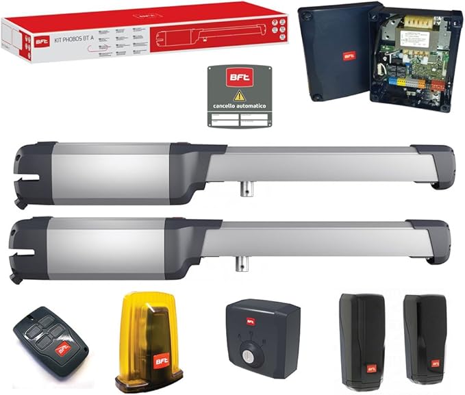 KIT BFT PHOBOS BT A25 CANCELLO AUTOMATICO ANTE BATTENTI 24V R935306 00004 ML034 Amazon.it Fai