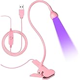 AORAEM LED Nail Lamps 3W Flexible Gooseneck Lamp Quicky Dry Nail Manicure Dryer Gel Polish Curing Light Plug Play Portable Fl