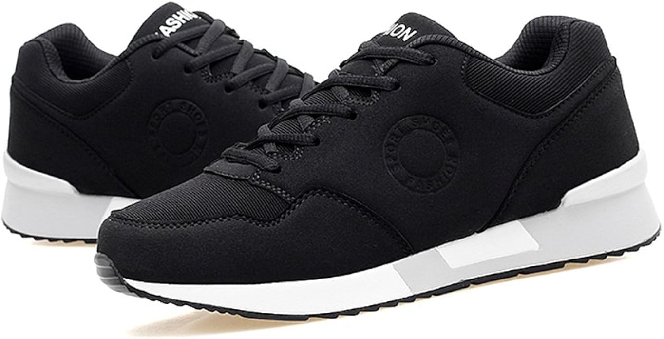 lace splicing muffin casual sneakers