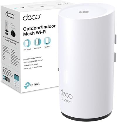 TP-Link Deco X50 Outdoor Indoor Mesh WiFi 6 AX3000 IP65 Dual-Band
