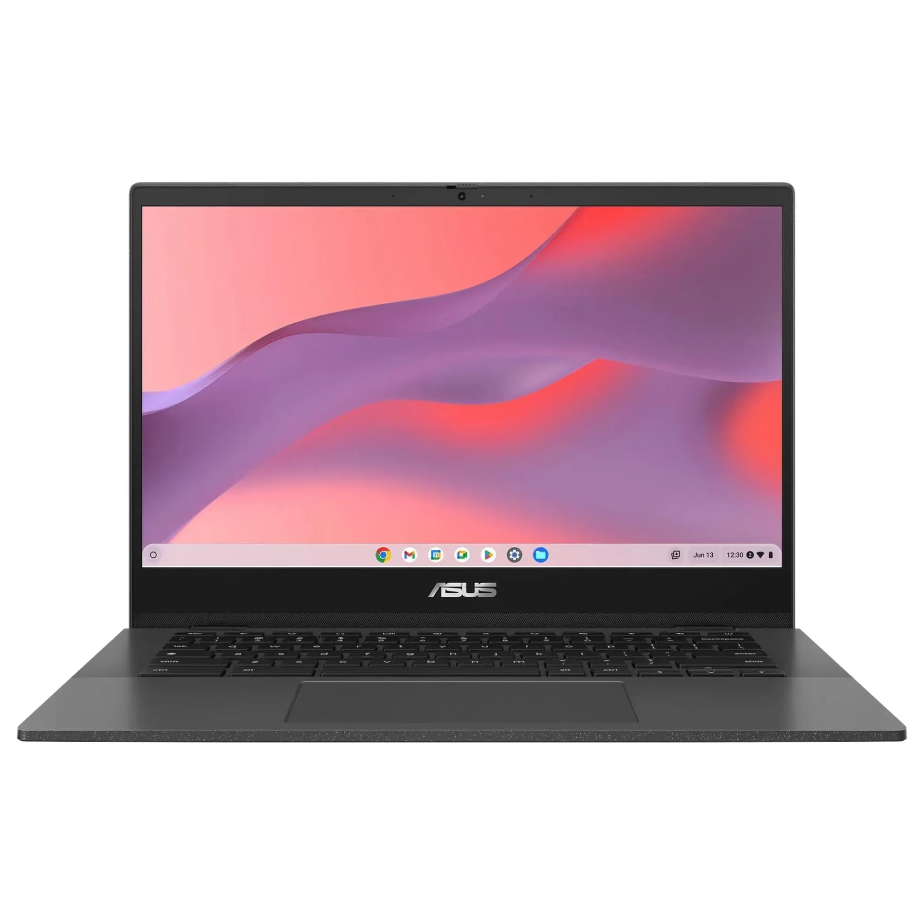 ASUS Chromebook CM1402 Laptop, 14” FHD (1920 x 1080) LED Display, MediaTek Kompanio 520, 8-Core, 4GB RAM, 64GB eMMC, Chrome OS, Gravity Gray, TWE 64GB Micro SD Card