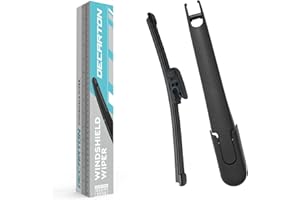 DECARTON Replacement for Hyundai Veloster 2012-2017 Rear windshield wiper blades and wiper arm kit