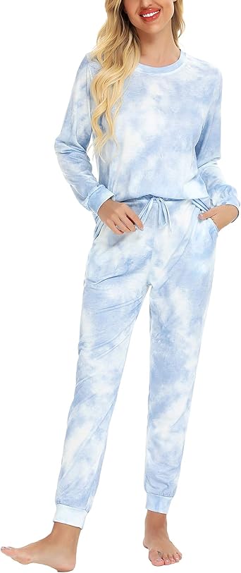 Mathea Women's Two-Piece Pajama Set Tie 