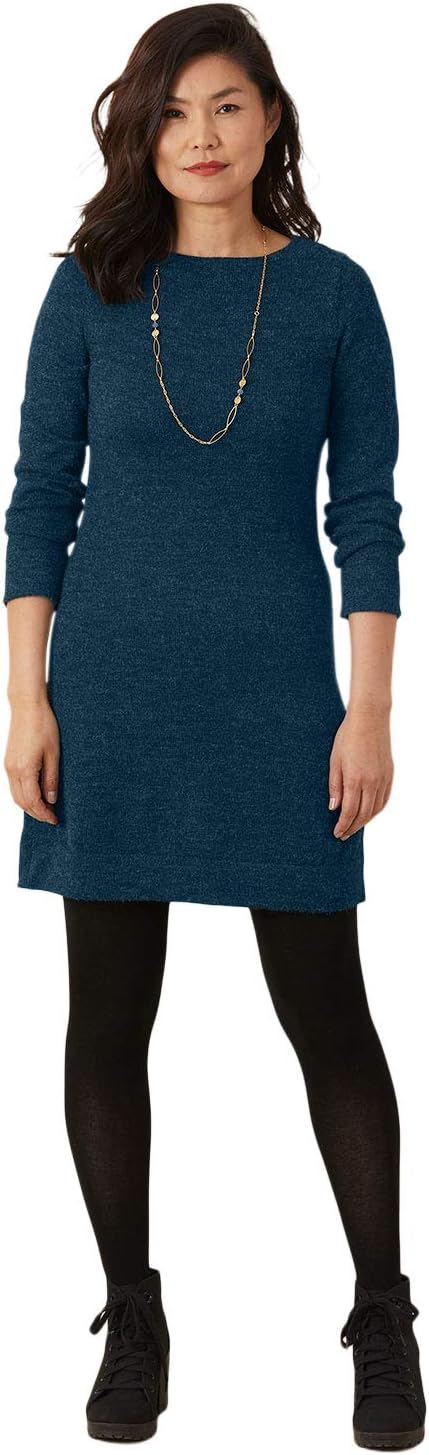 Fair Indigo Fair Trade Baby Alpaca Sweater Dress