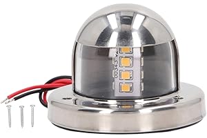 12V DC Boat Anchor Lights White LED Navigation IP66 Waterproof Stern Ligh Marine Light 2nm Visibility for Marine Yachts