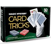 Magic Makers 50 Card Tricks Kit with 2 Decks Magic Mystery Cards