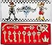 Kingdom hearts Sora keyblade Keychain Necklace Collection Box 2016