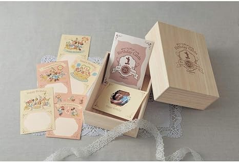 Amazon Co Jp ベルメゾン ディズニー ２０年分 バースデー カード 誕生祝い 出産祝い カラー ホーム キッチン