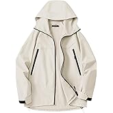 Avoogue Rain Jacket for Women Waterproof Lightweight Rain Coat Hiking Windbreaker Jacket with Hood