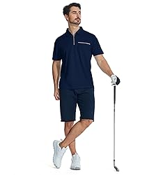 ZITY Men's Pique Short Sleeve Polo Shirt Breathable