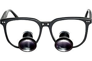 Songzi Optics 2.5X 3X 3.5X Optional Acetate Frame TTL Dental Loupes Through The Lens Surgical Loupes Customized (Magnification:3.5X, Near Pd 58mm)