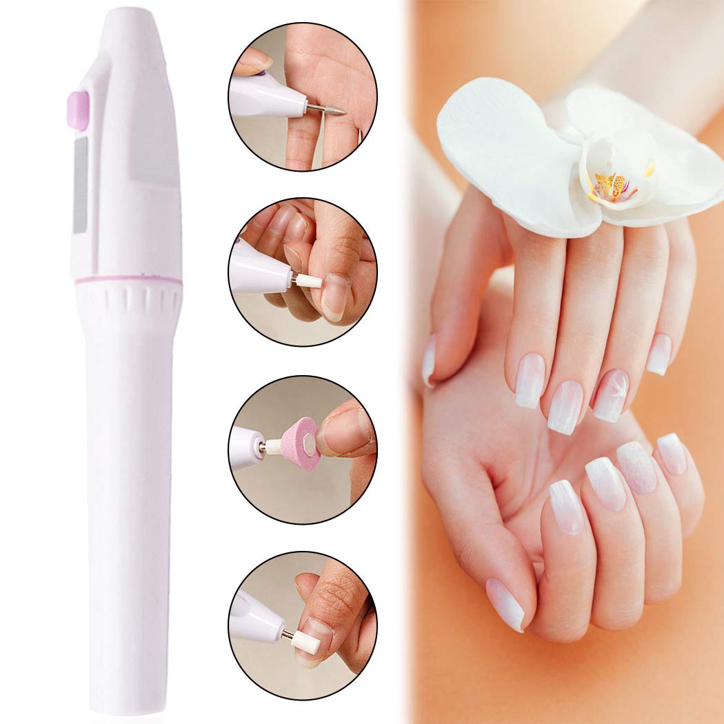 Coxeer Nail Drill Kit Professional Nail File Drill Manicure and Pedicure Kit for Acrylics Gels Natural Nails Nail File Set Nails Care Tools for Hand : Beauty