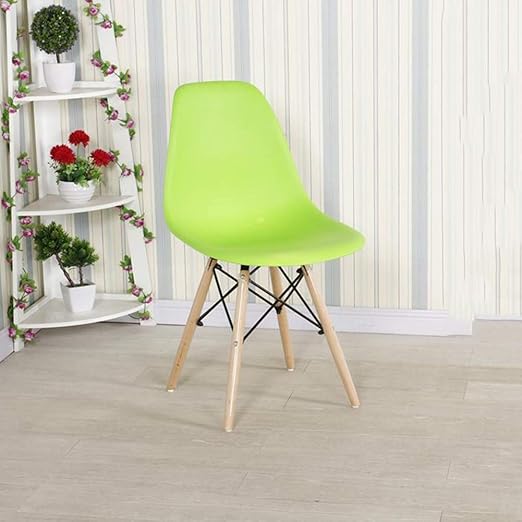 Amazon Com Xialiuxia Wood Diy Dining Chair Mid Century Modern