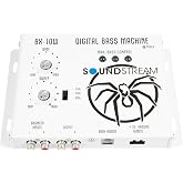 Soundstream BX-10W &ndash; White Bass Processor | Car Audio Bass Restoration Processor with Remote Control | Subwoofer Bass Booster and Epicenter Alternative for Factory &amp; Aftermarket Sound Systems