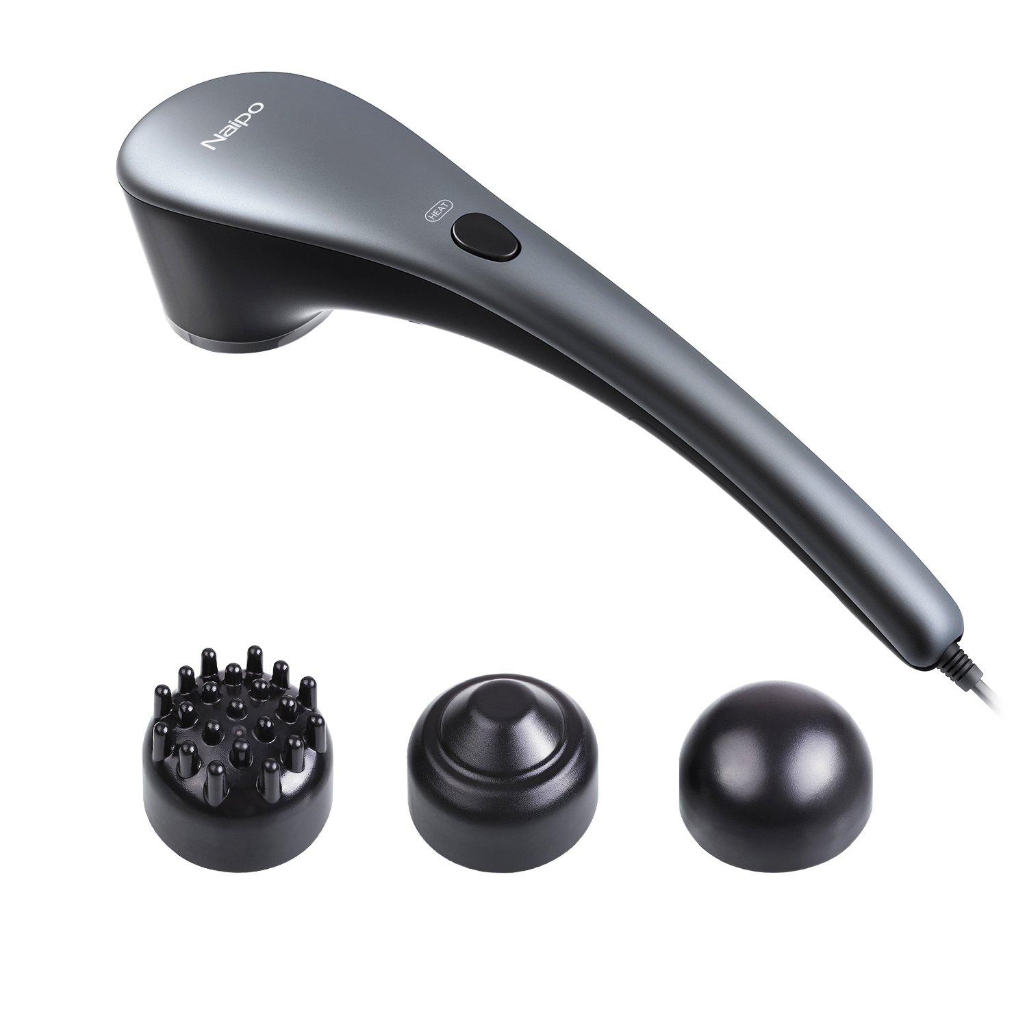 Naipo Masajeador Manual Electrico por Vibración Masaje Anticelulítico Profesional con Calor por