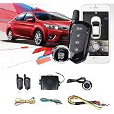 Universal Car Remote Engine Starter Push Engine Start for Car Keyless Entry Lock/Unlock Trunk Release Remote Key or Phone Control Gifts for Man