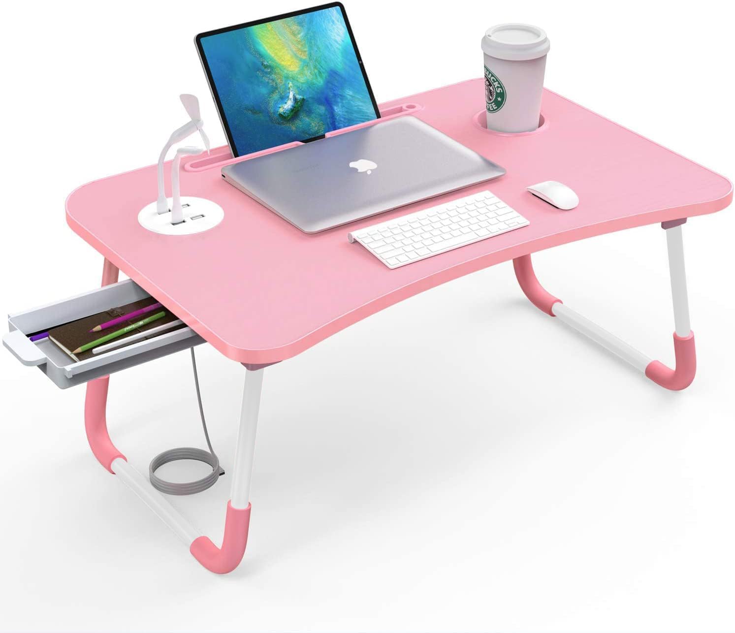 Elekin Laptop Desk for Bed,Portable Folding Lap
