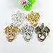 JulieWang 10PCS Mixed Color Alloy Ramdon Wing Dragon Pendants Charms Crafts Findings