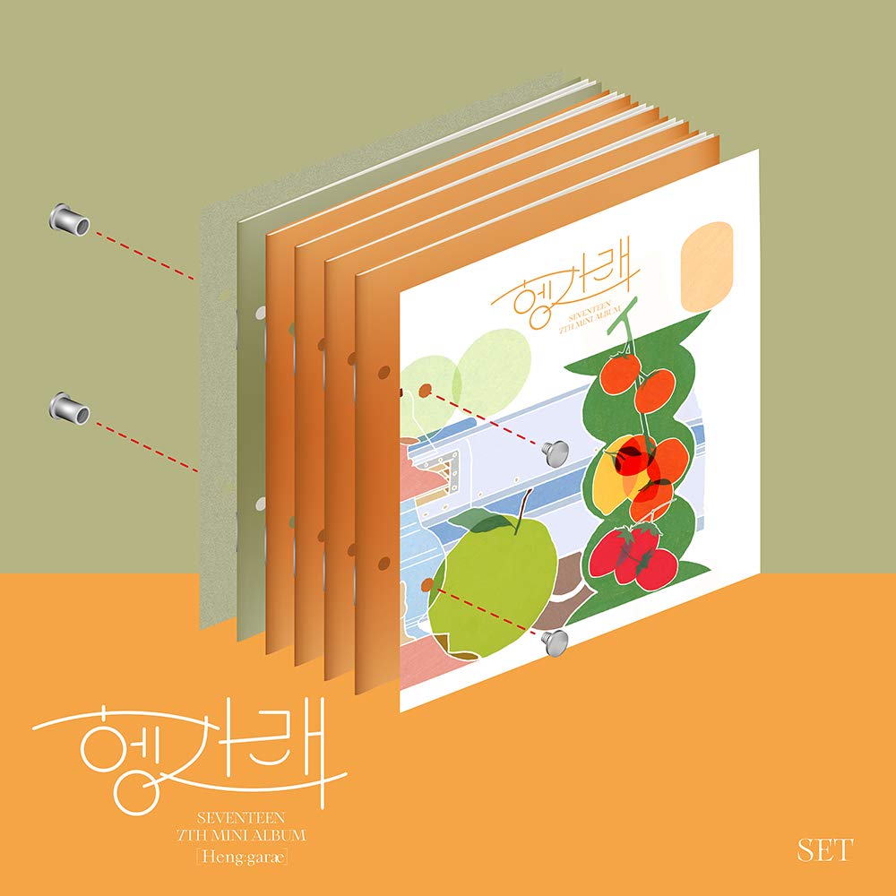 Pledis Entertainment SEVENTEEN - Heng:garae (7th Mini Album) Album+Folded Poster+Extra Photocards Set (SET ver.)