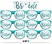 Team Bride Party Glasses - Novelty Sunglasses For Weddings, Bachelorette Parties and Bridal Showers (7pc Set, Robin Egg Blue)