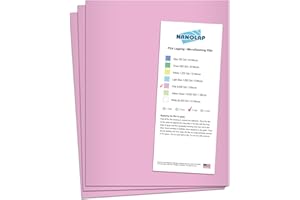 NANOLAP PSA Lapping Film, 3 Pc 3 Micron (8,000 Grit) Adhesive Polishing Paper, 8-1/2” x 11” Microfinishing Fine Sanding Paper