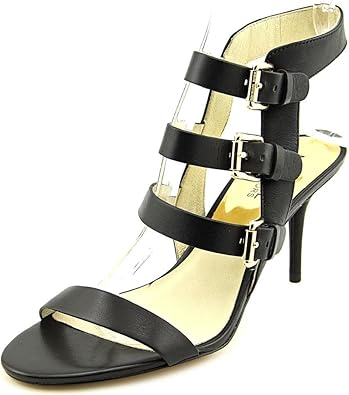 michael kors black and gold heels